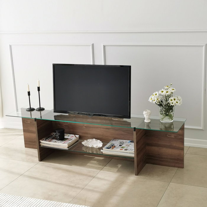 Hanah Home Escape TV - Walnut